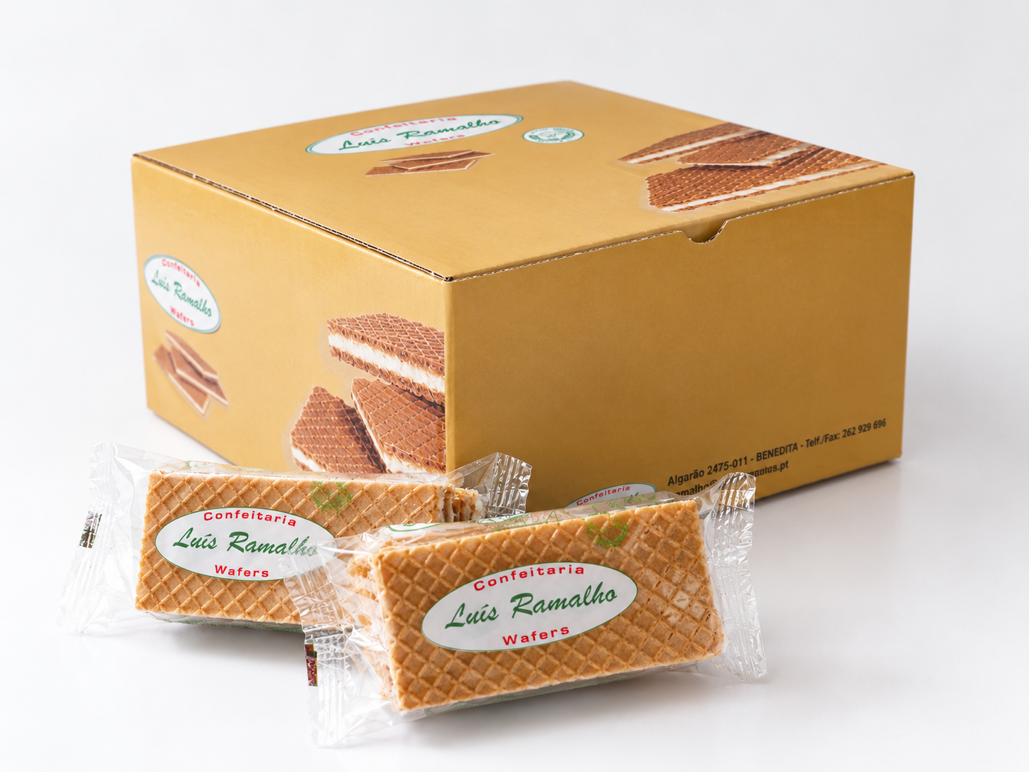 Bolacha Baunilha Wafer — Caixa 24 x 40 g
